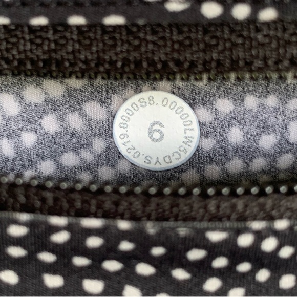 Lululemon Speed Wunder Tight Asym Free Spirit Ice Grey Black Womens Size 6 - Picture 8 of 10